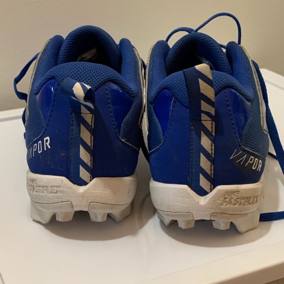 Nike Vapor Fastflex Cleats 917168-400 Size 9 Royal Blue pre owned - Picture 6 of 9